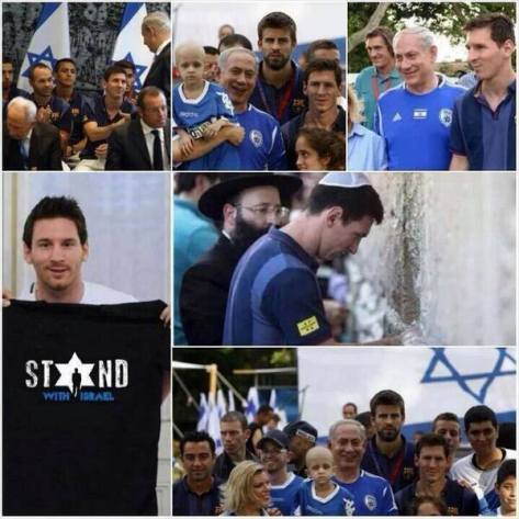 Jew Messi and pro-Israeli!!!